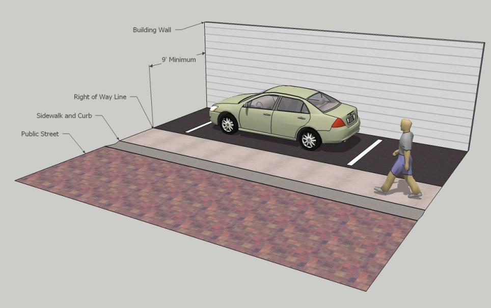 Phase III Streetscapes Non-Conforming Parking Proposed Solution for