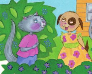 Lena s Garden by Heather Clay illustrated by Mary DePalma Copyright by Houghton Mifflin Harcourt Publishing Company All rights reserved.