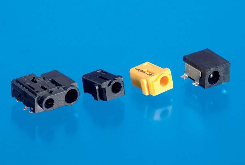 Connectors Circular DC Connectors Circular DC Connectors Tyco Electronics offers several Circular DC Connectors for usage with 3.5 mm or 2.5 mm diameter plug.