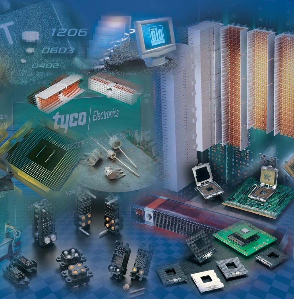TYCO ELECTRONICS TECHNOLOGY PORTFOLIO Connector Systems / Electromechanical Components Relays Wireless Products Sensors Fiber Optic Products Wire & Cable Application Tooling Antennas, GPS Antennas,
