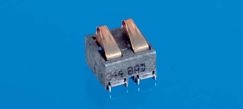 Its small size and low cost make this connector ideal for low to medium volume requirements. This connector is also in-line stackable for multi position requirements. 6.