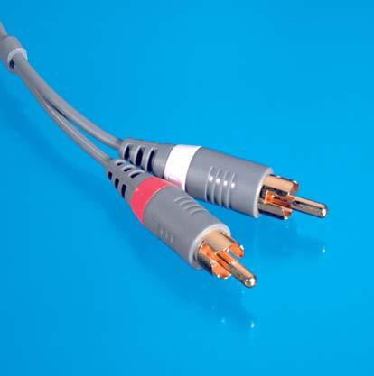 PU and PVC cable, both types are available. Connector RCA Plug 2.