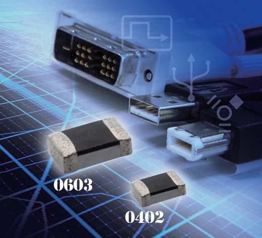 Raychem Circuit Protection Products ESD Protection Devices ESD Protection Devices Designed for I/O port protection in high-speed data transmission applications, PESD protection devices shunt ESD away