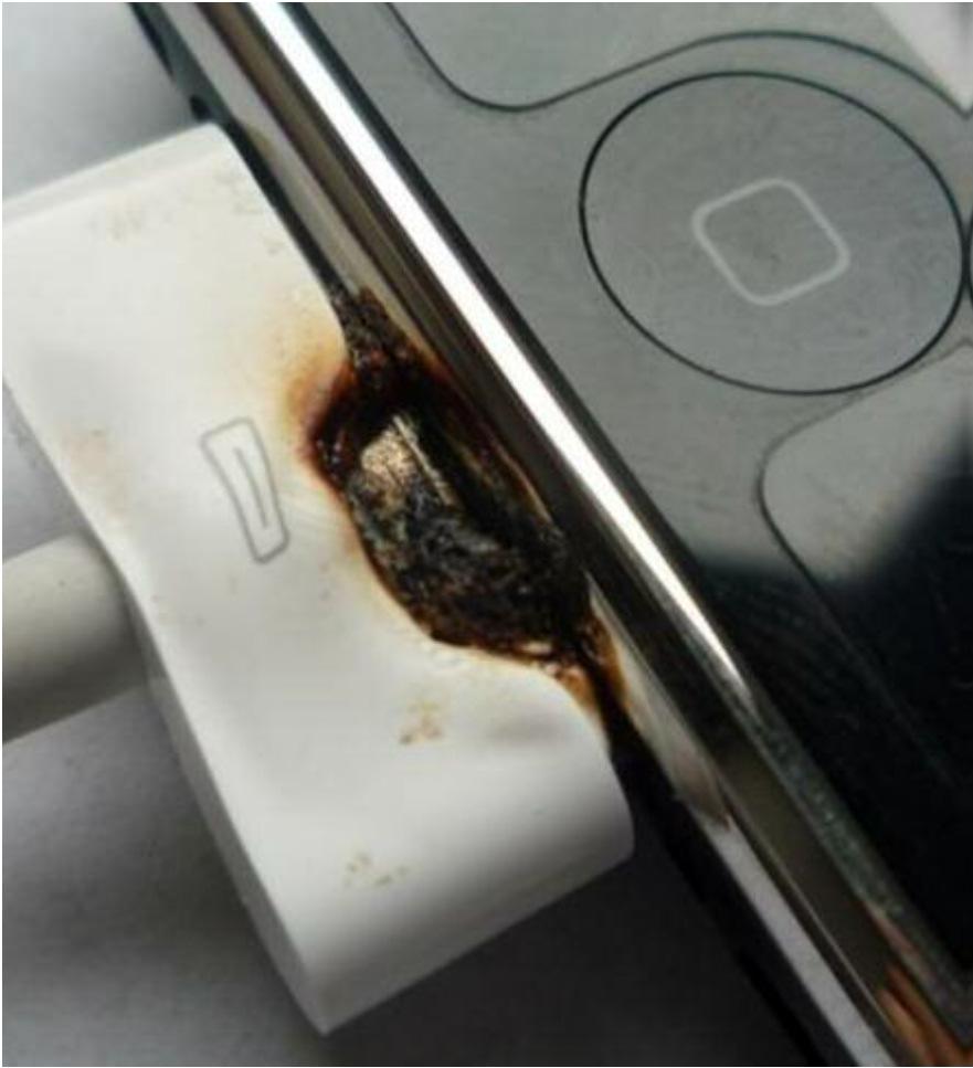 Counterfeit Electrical Goods In 2013, Apple unveiled a worldwide programme to replace counterfeit power adaptors after a Chinese woman was reported to have been