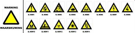 Safety signs: colours Signs for prohibitions: safety colour: white with red stripe contrast