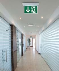 safety lighting is: to allow safe escape from the area and/or building; to allow the identification of safety