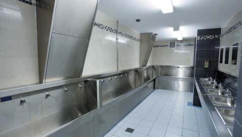 Sanitary Ware Stainless steel wall-hung trough