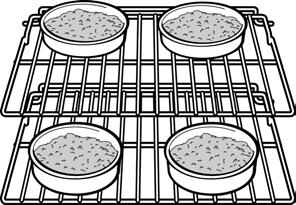 Bake t Bake is cooking with dry, heated air. Both the upper and lower elements cycle to maintain the oven temperature.