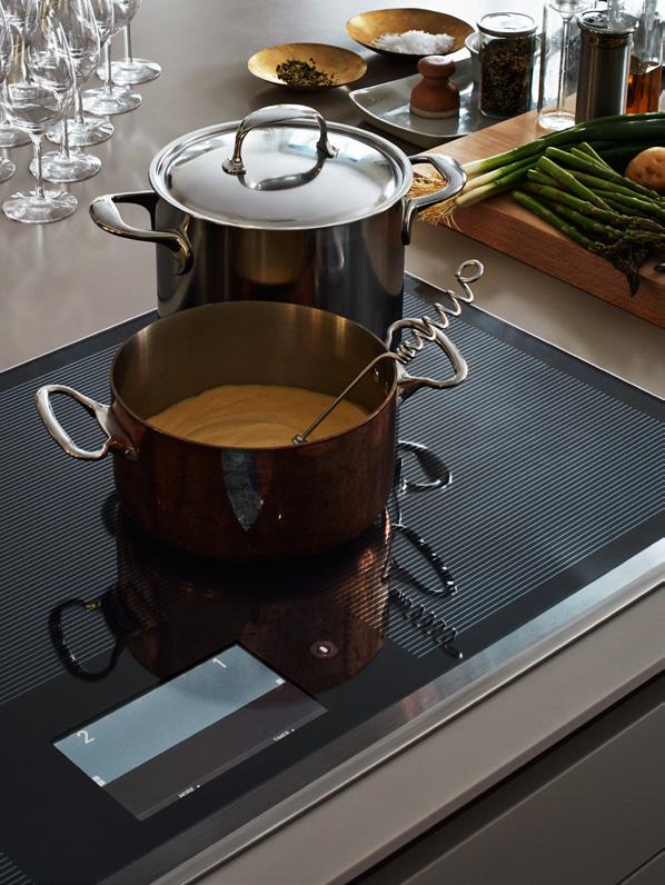 grand cuisine 56 The induction zone Induction cooking is fast, safe, clean and efficient.