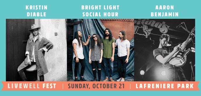 >> business The Bright Light Social Hour, Kristin Diable and Aaron Benjamin to Headline 2nd Annual LiveWell Fest The Jefferson Chamber has announced the lineup for its 2nd Annual LiveWell Fest, a
