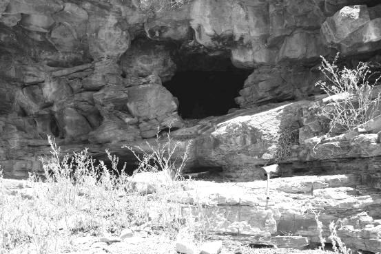 Figure 47. Cave in the rock face close to the kraals. Acknowledgements Many people assisted in this survey.