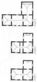 Schematic layouts of early houses: but were