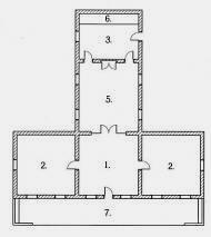 His main living room was in de kamer aan de linkerhand (MOOC8/5.136, 1735).