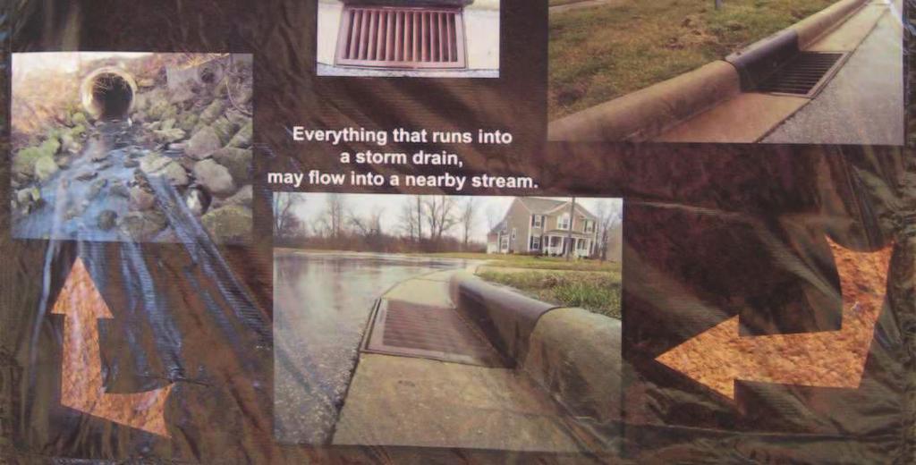 One gallon of oil in the storm drain can pollute up to one million gallons of storm water.