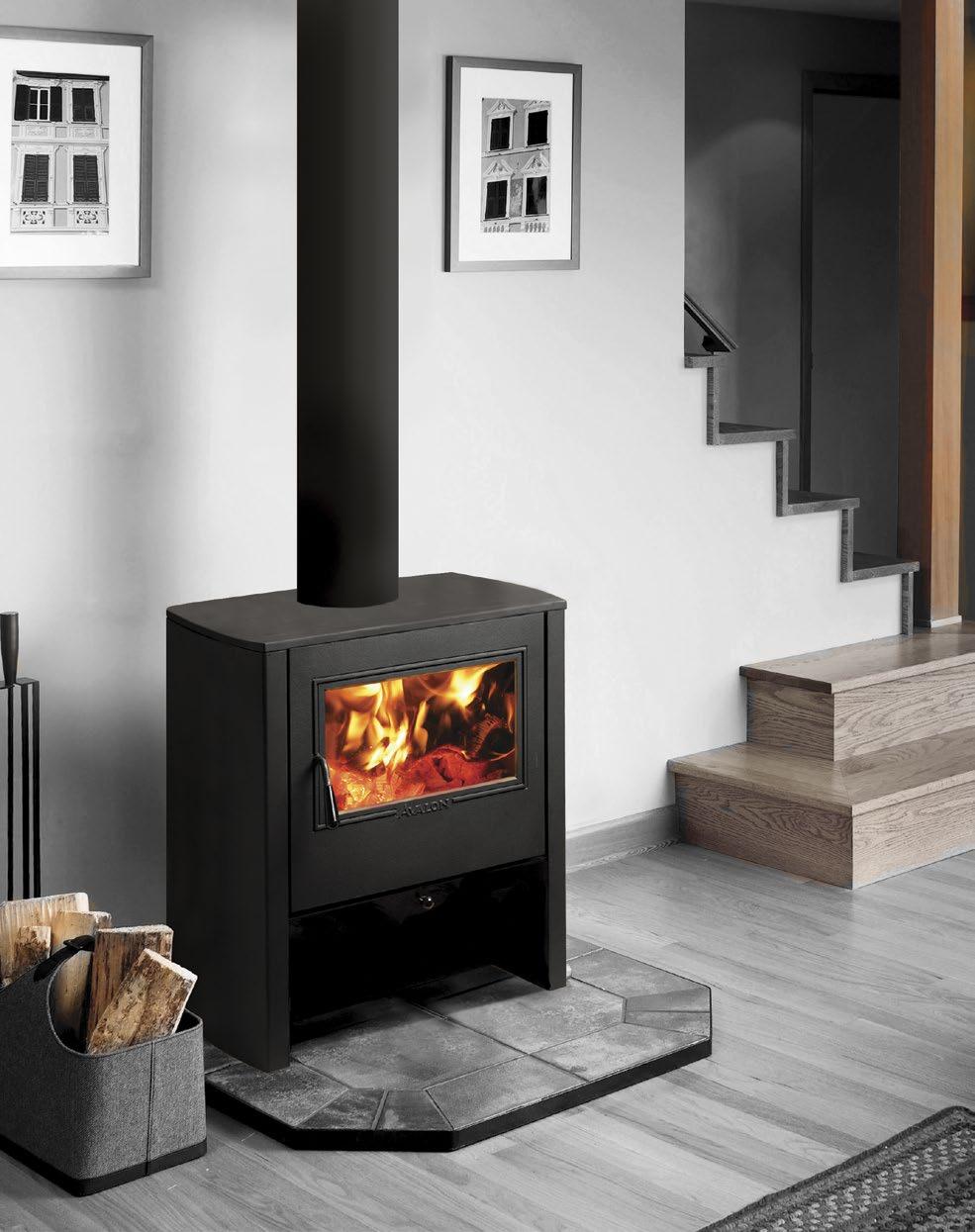 Avalon Camano The Avalon Camano wood heater features clean, sleek design lines which allows for a unique and timeless presentation of fire that lends itself to a wide range of architectural styles
