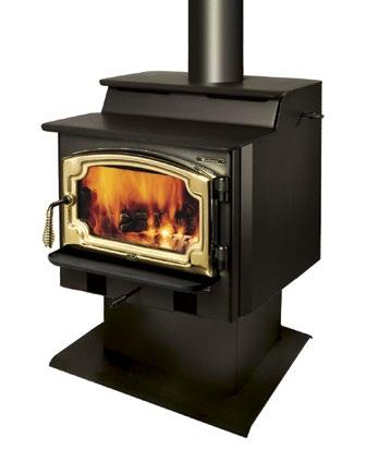 The Endeavor also features a taller door opening than any other medium-size stove, allowing you to load bigger pieces of wood and produce longer burn times.