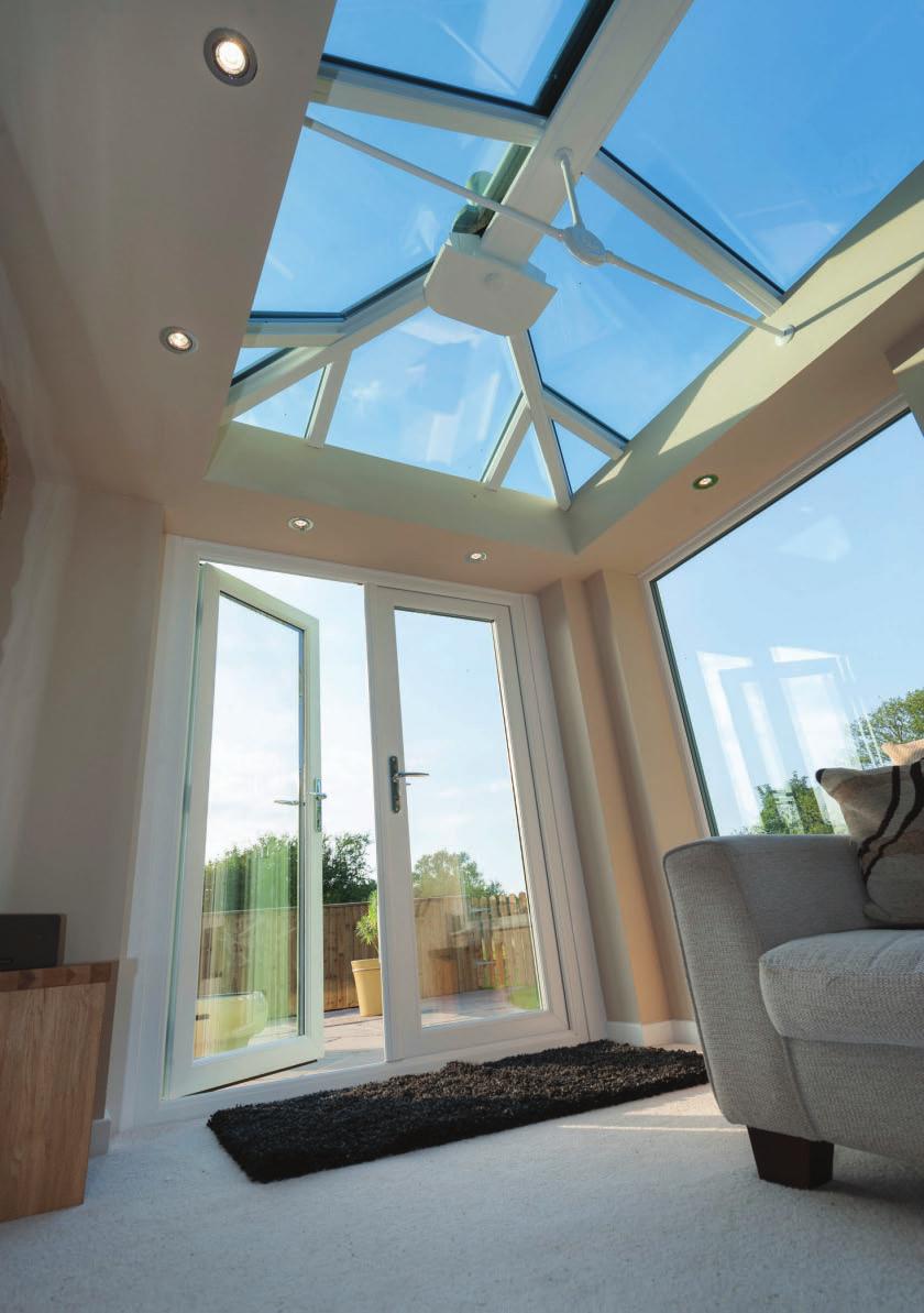 LivinRoom is the best of both worlds, combining the light and sky of a conservatory with the walls and ceiling of an extension.