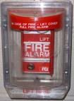 7.3.3.5 Manual fire alarm boxes shall be installed so that they are conspicuous, unobstructed and accessable.