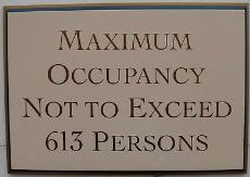 occupants, unless otherwise permitted by one of the following: (1) This requirement shall not apply to assembly occupancies used exclusively for religious worship with an occupant load not
