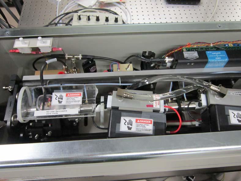 LL Example: Exposed Electrical Hazards in some flashlamp-pumped lasers SLAC has add to add protective barriers on some flashlamp-pumped lasers (shown in photo with associated warning labels) some