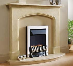 Should you require this fire to be installed in a 75mm/3 rebated surround you will require a 75mm spacer (not included). For a flat wall fix a 155mm spacer is required (not included).