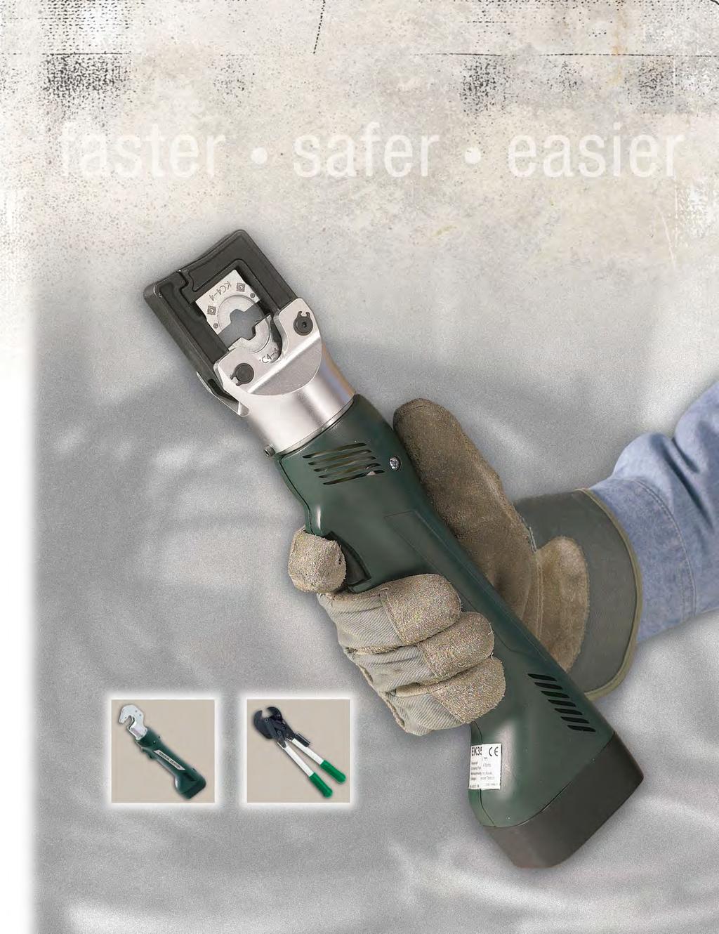 From battery to ratchet, if it needs to be cut or crimped, Greenlee s got the tool.