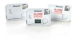 CO X-Series CO Alarm Range Honeywell offers three variants of the X-Series battery powered CO alarms, each of which varies in user interface options
