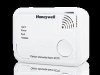 Honeywell s X-Series battery powered CO alarms offer unrivalled detection capability, loud sounder output, tamper-proof housing, long-life sensing,