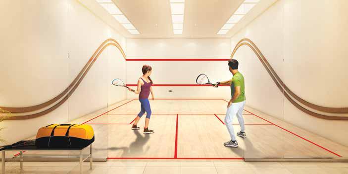 As you unwind with badminton, squash or tennis at the court atop the Multi-level Car Park, your kids can have fun at the play zone.
