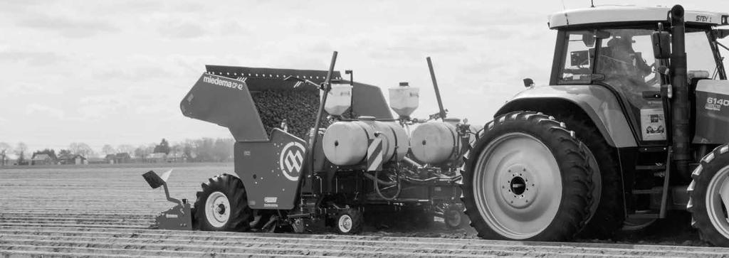 PRECISION-PLANTING The Miedema CP cup planter is designed for potato growers who demand the most RELIABLE planting accuracy.