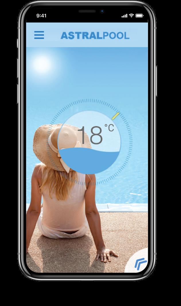 OPTIONAL WIFI CONTROL WIFI CONTROL WITH HEATPUMPGO Monitor and set your pool s temperature even if you re away on a business trip or holiday through your home s WiFi, with the optional WiFi