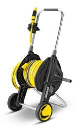 More manoeuvrability No more annoying tugging on the hose: with the new hose trolley,