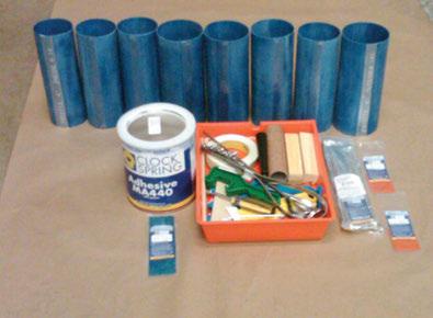 SNAP WRAP CONTENTS 1 1. Composite Sleeves (Each layer will be marked; ¾ to 6 inches [19 to 127 mm] are blue, 8 to 56 inches [20 to 142 cm] are yellow.) 1 2.