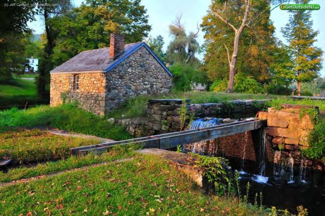 Tour Victorian homes, a blacksmith shop, grist and saw mill, the recreated Lenape