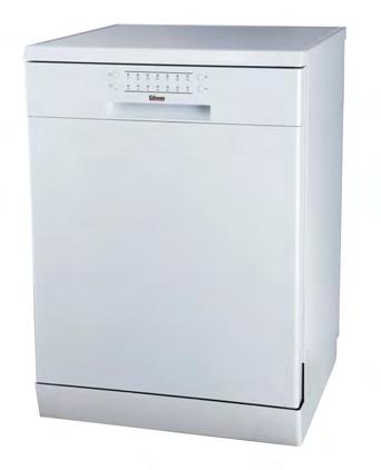 Dishwasher 12 Place Settings A+ Energy Rating Freestanding Electronic Controls 6 Wash Programs (Intensive, Normal, Economy, 60-Minute Express, Rapid and Light/Glass) 3, 6, 9 or 12-Hour Delay Start