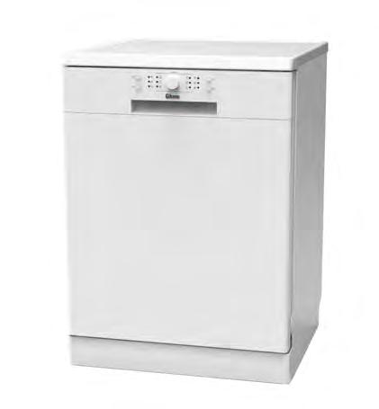 Dishwasher 12 Place Settings A+ Energy Rating Freestanding Electronic Controls 6 Wash Programs (Intensive, Normal, Economy, 60-Minute Express, Rapid and Light/Glass) 3, 6, or 9-Hour Delay Start Timer