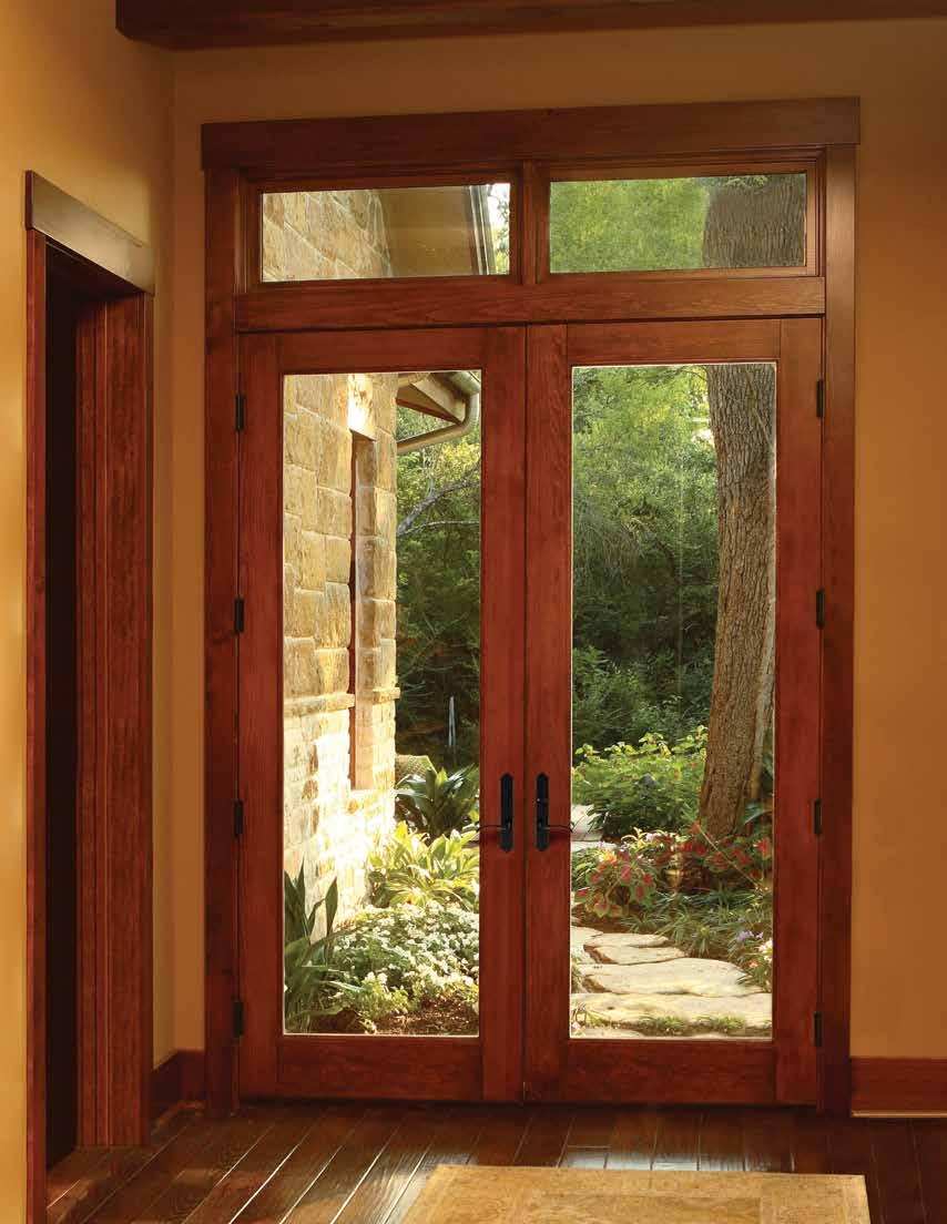 HINGED PATIO DOORS DOOR SHOWN: Style: French Hinged Patio Door Interior Finish: Pine