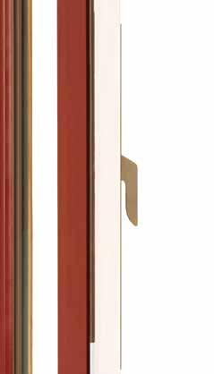 Refined Security The concealed lock system provides a clean appearance with a single lever lock that engages all lock points on the sash.