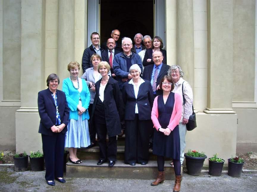 Trustees & representatives from the Heritage Lottery Fund celebrate the good news!