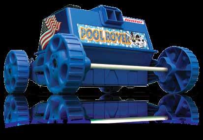 POOL ROVER JUNIOR DESIGNED FOR ABOVE-GROUND POOLS The Pool Rover Junior is the perfect product for anyone with an above-ground pool.