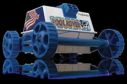 POOL ROVER HYBRID ABOVE-GROUND & SMALL IN-GROUND The Pool Rover Hybrid is designed with a long lasting motor and can clean pools with a small cove which helps maintain both above-ground and smaller