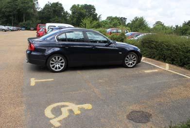 These spaces are the shortest distance from the Visitor Reception. Cycle racks are available within the main car park.