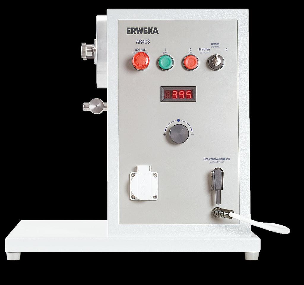 Ideal for R&D and small scale production ERWEKA s All-Purpose equipment is ideal for small scale production in the pharmaceutical, chemical, cosmetic and food industries.