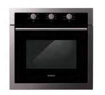 OVENS TOT625 60cm Built in Oven 5 function electric oven 70L Capacity Molded side racks Knob