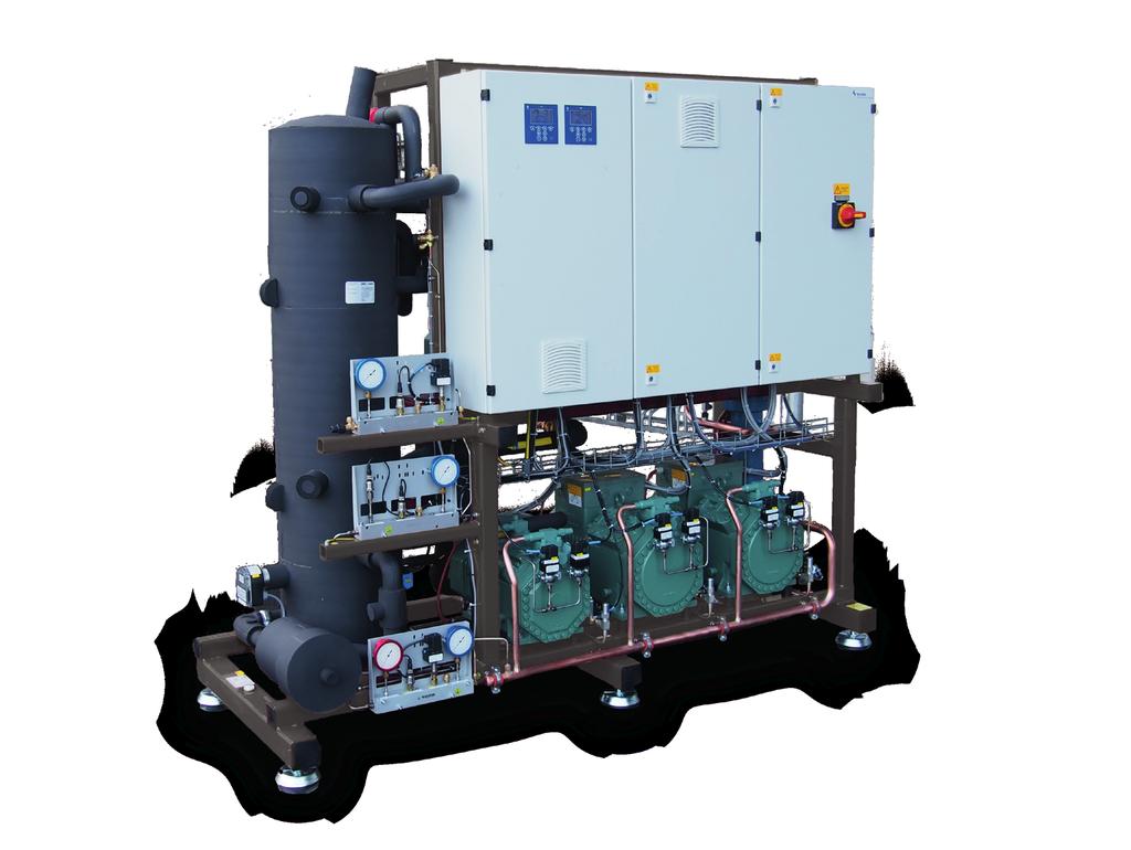 2/3 The energy-efficient power pack for medium and low temperature refrigeration applications Using full refrigeration capacity and saving costs with the natural refrigerants TectoRack refrigeration