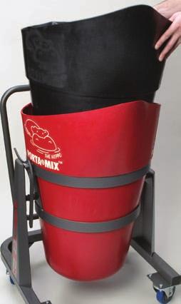 The use of a liner also helps to prevent cross contamination and minimizes wear to the HIPPO bucket,