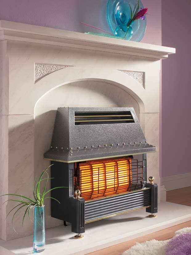 One of the most popular radiant fires in the UK, The Regent is slim for a neat fit and is highly