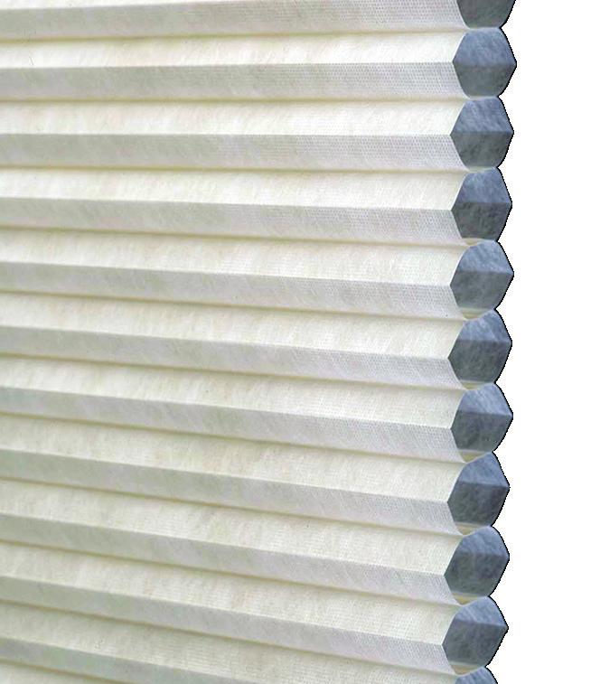 Fabric Construction Arena Honeycomb fabrics are offered in a range of different cell constructions, to provide a variety of options that suit different window sizes and aesthetics.
