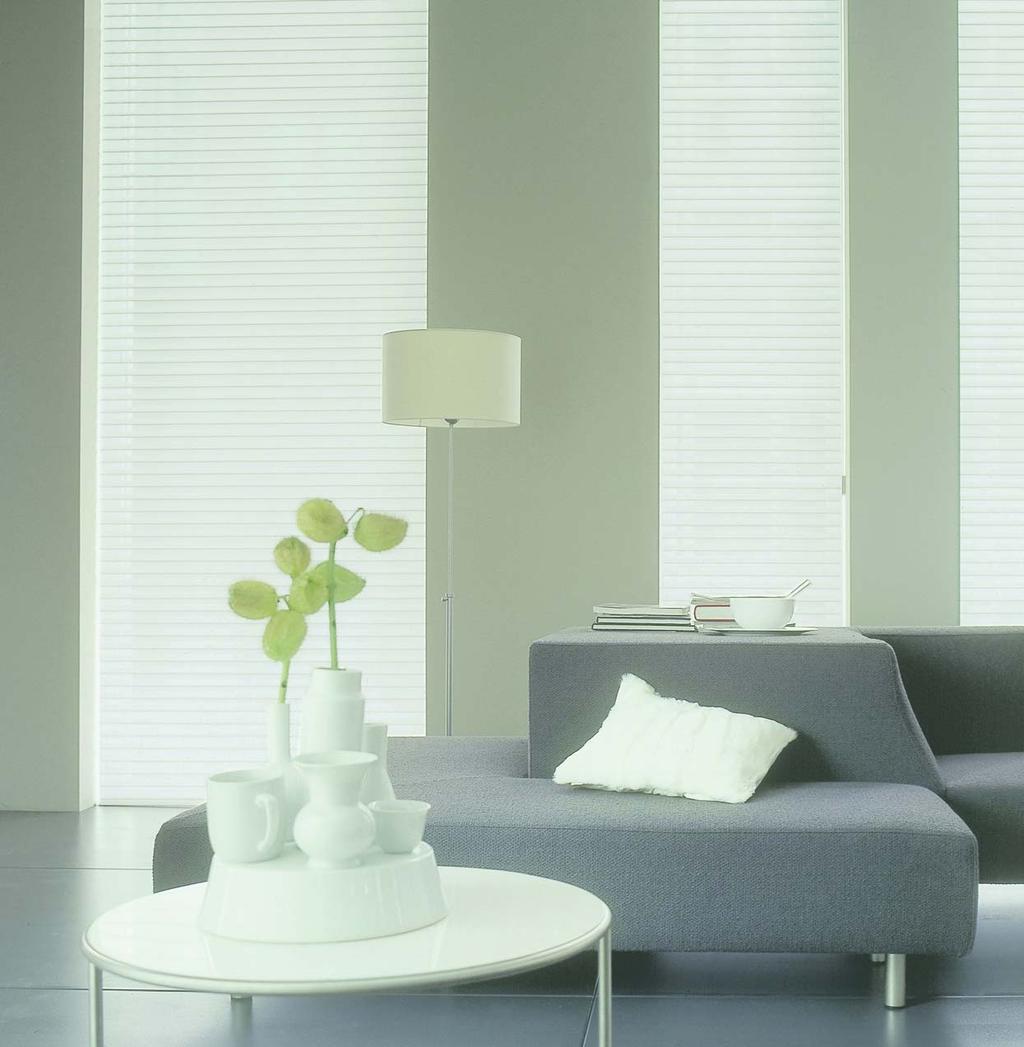 SHEER SHADINGS OVERVIEW Sheer Shadings feature soft, fabric vanes suspended between two sheer layers of fabric.