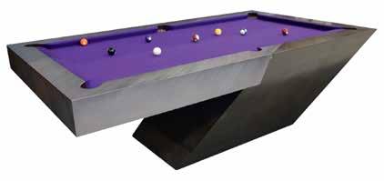 CUT-OUT: Shadow pool table with bi-metallic Steel &